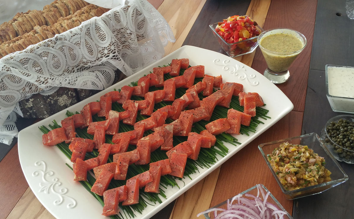 Beautifully plated dish